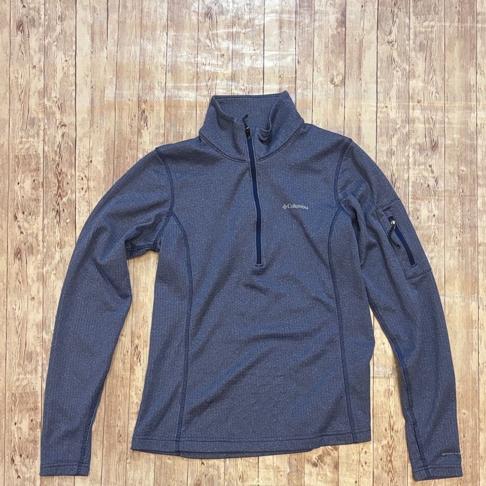 Columbia Navy Quarter-Zip Pullover